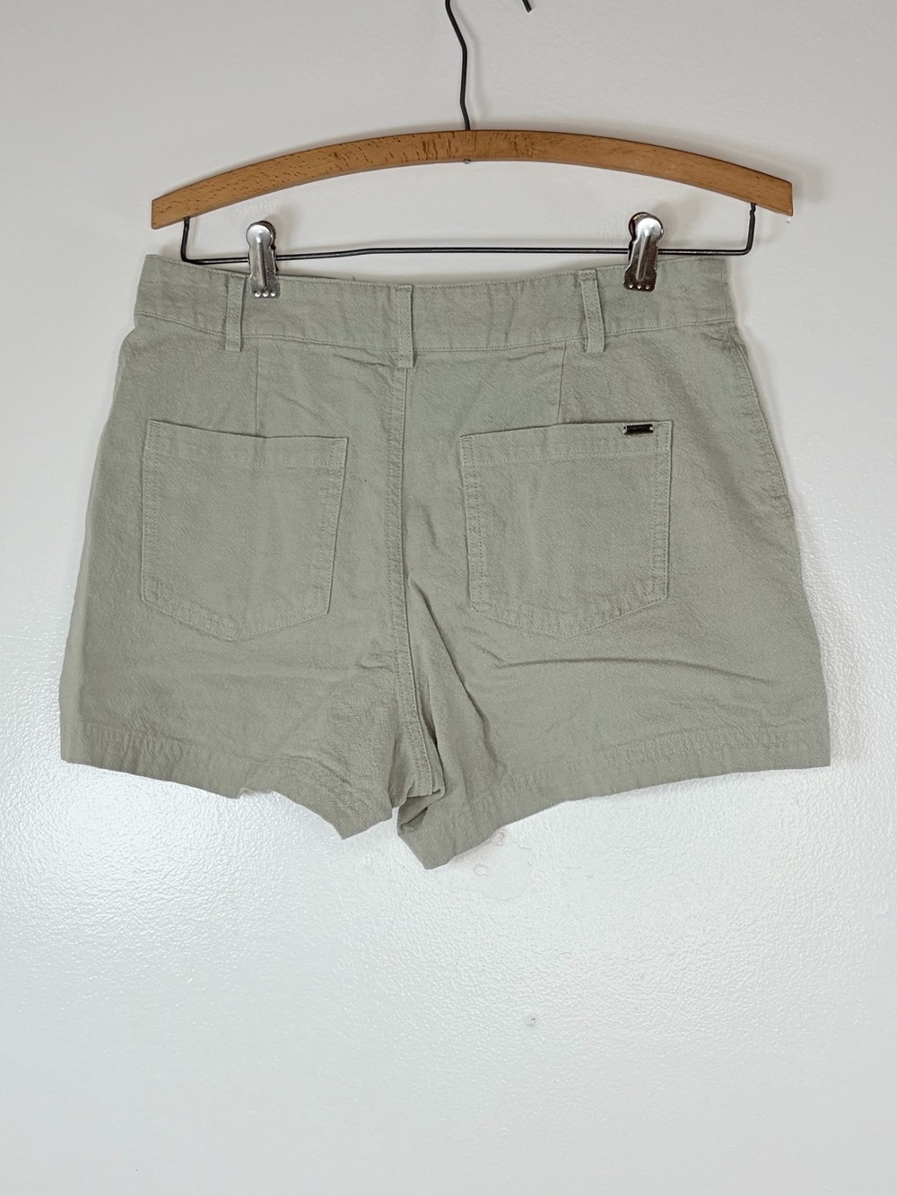 O’Neill Morrison Linen Blend Button Front Shorts - Picture 5 of 7